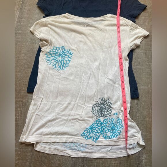 (2) Y2K O’NEILL OLD NAVY Vintage Baby Tees S Graphic T-Shirt Floral Fitted Tee - Picture 15 of 16